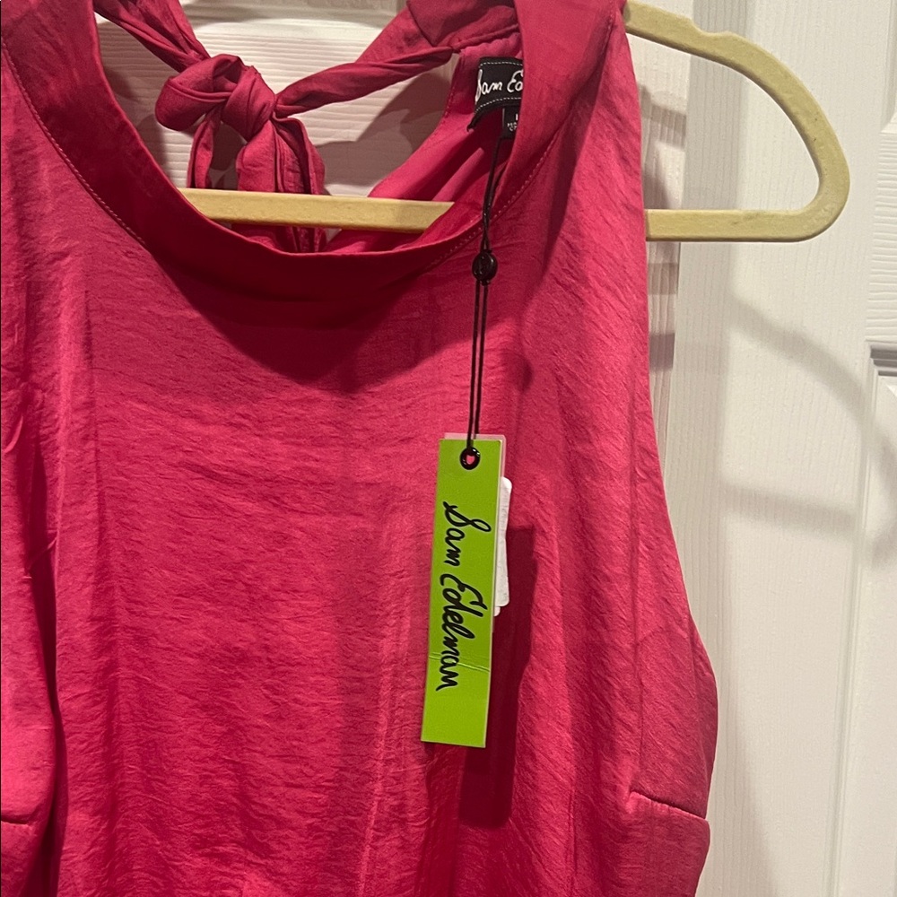 NWT- Sam Edelman Brand Pink Sleeveless Dress - Picture 4 of 8